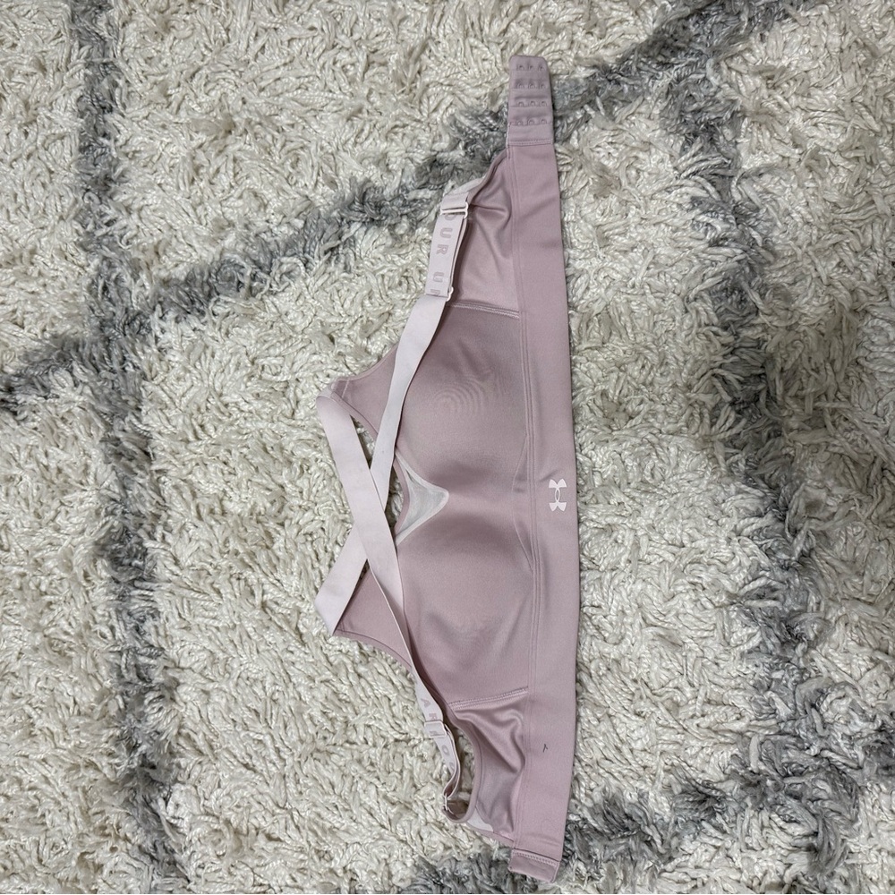 Under Armour Blush Pink Sports Bra